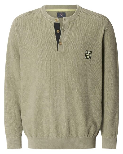 Jan Vanderstorm Pullover Wolfhard in Green für Herren