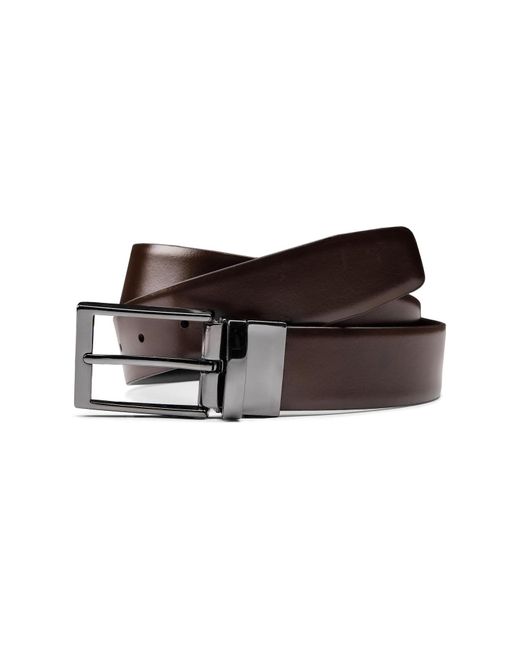 Willen Gürtel Business Wendegürtel Glattleder in Black für Herren
