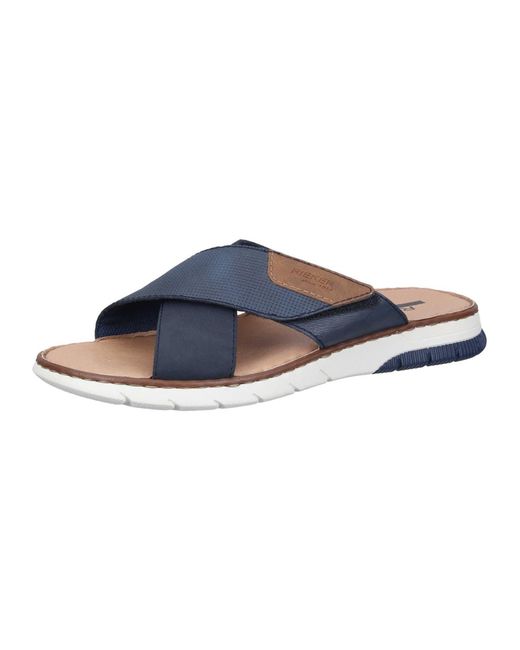 Rieker Pantolette Basic in Blue für Herren