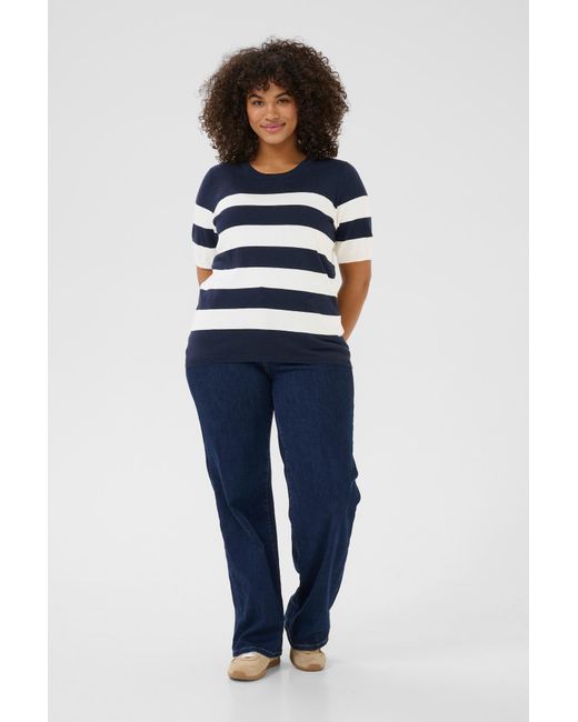 Kaffe Blue Pullover Kclizzy