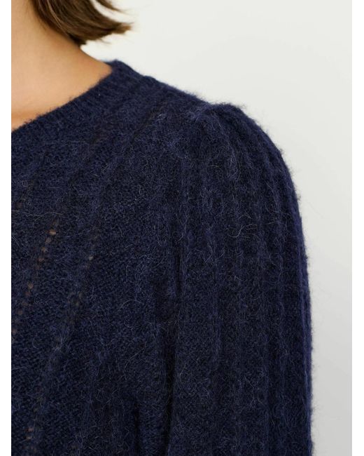 SOFT REBELS Blue Pullover Srtones