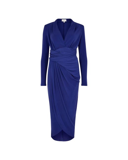 Apricot Blue Kleid