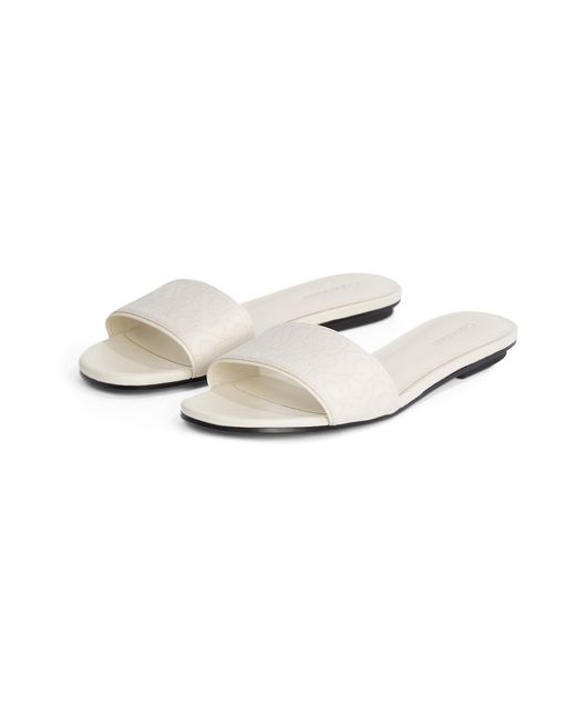 Calvin Klein White Pantolette