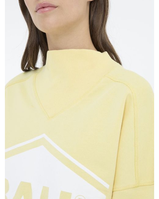 Ball Metallic Sweater Bafossati High Collar