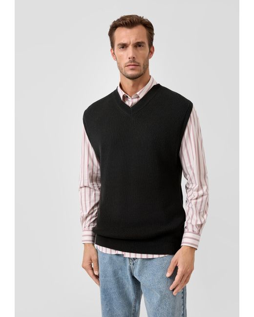 S.oliver Pullover in Black für Herren