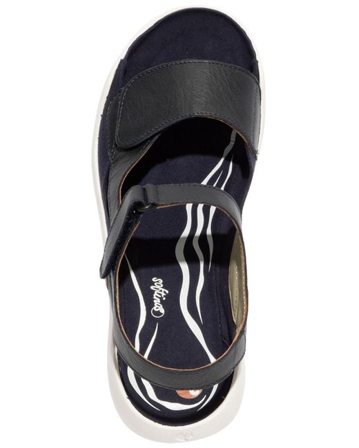 Softinos Black Sandale