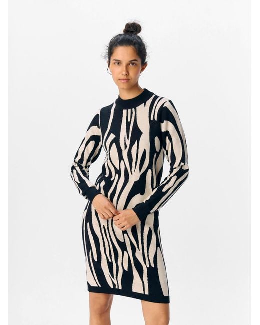 Object Black Strickkleid Objray