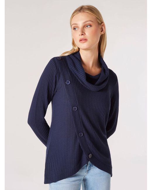 Apricot Blue Pullover