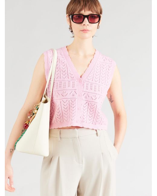 ONLY Pink Strickweste