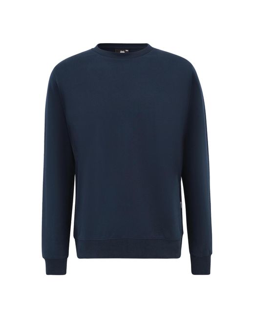Oldskull Sweatshirt Plain Basic in Blue für Herren