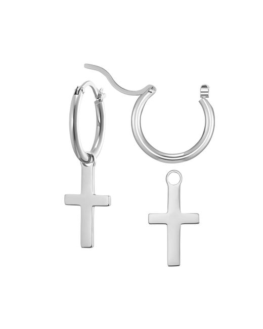 Heideman Ohrschmuck Philipp in White für Herren