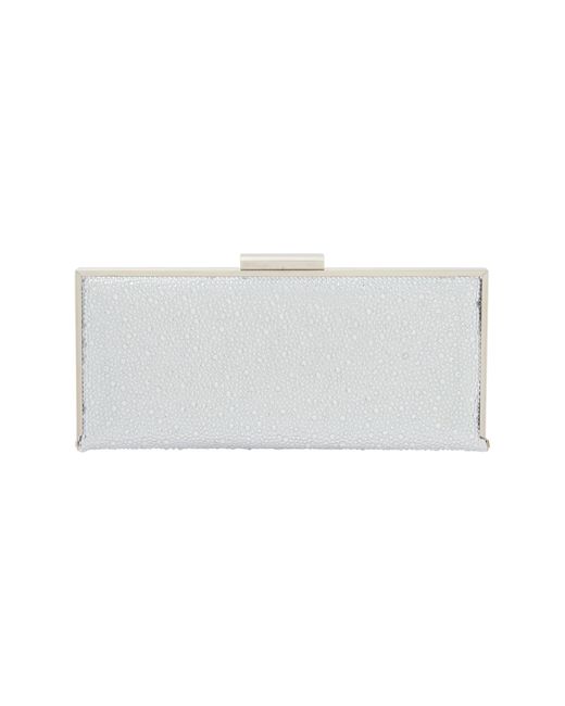 faina White Clutch