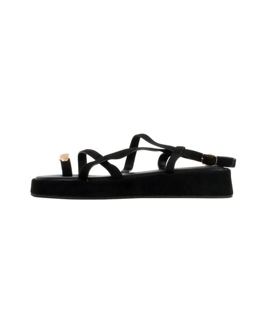 Super Mode Black Sandale