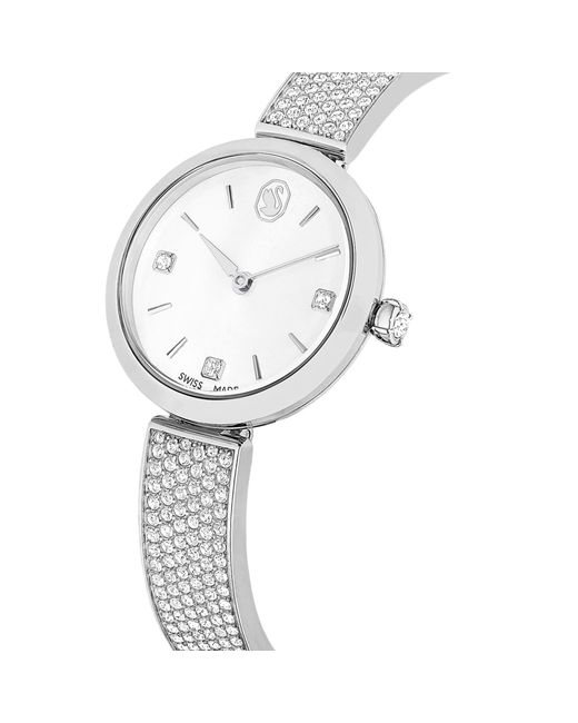 Swarovski Uhr in Metallic für Herren