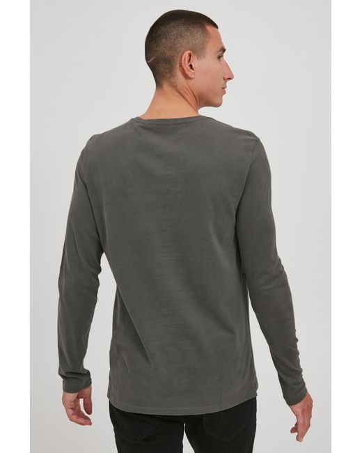 Solid Shirt in Gray für Herren