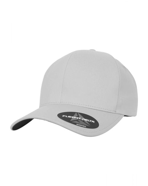 Flexfit Gray Cap Delta Adjustable