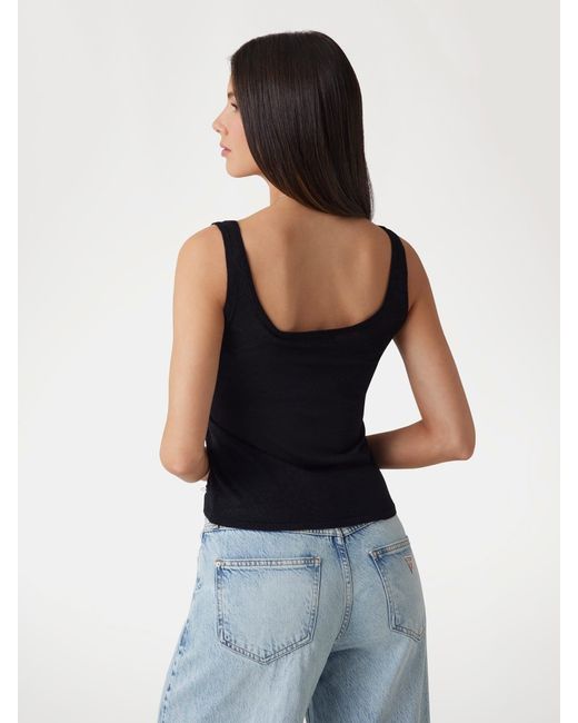 Guess Black Stricktop