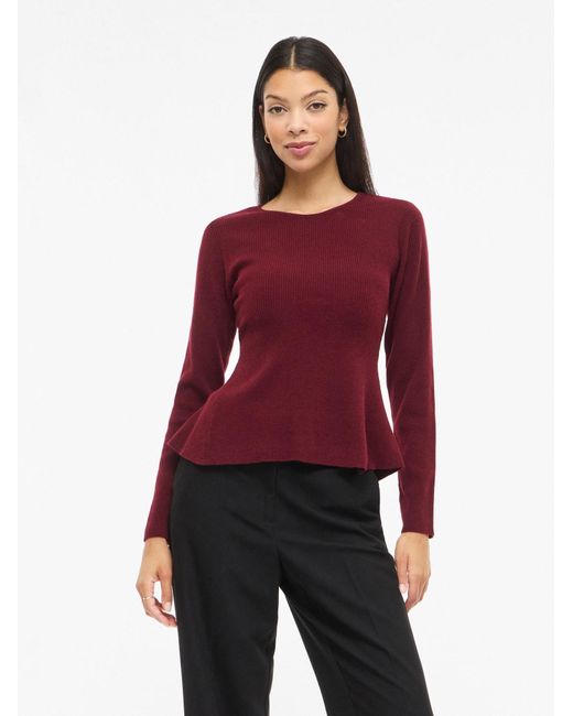 Vila Red Pullover Vimable