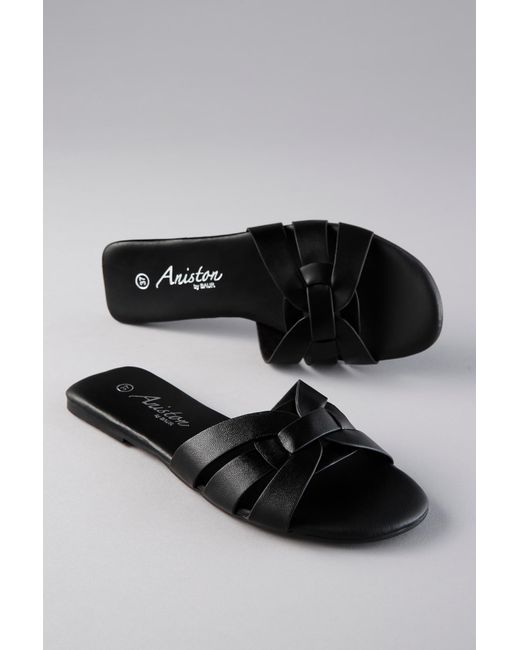 Aniston Black Pantolette