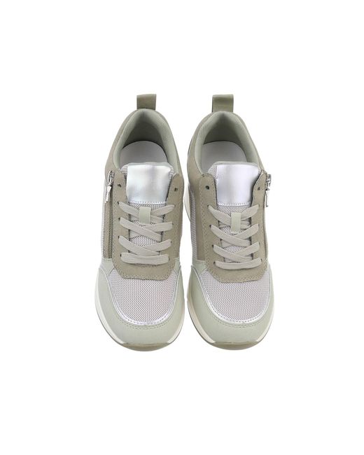 Ital-Design White Sneakers Low
