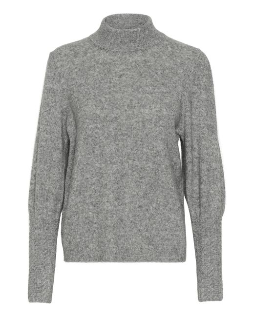 Kaffe Gray Pullover Ka Amelia