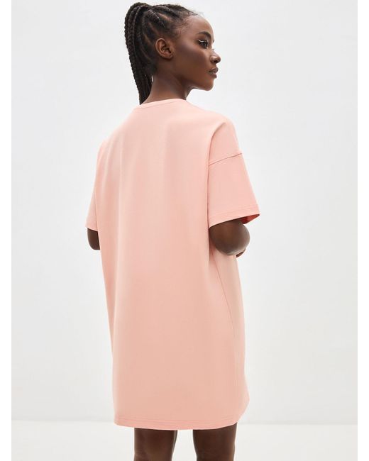 CAT by maniita lacitta Pink Shirtkleid Mit Katzenprint Spa Cat