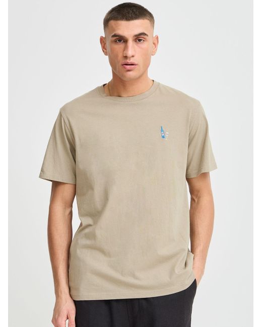 Solid T-Shirt Sdowens in White für Herren