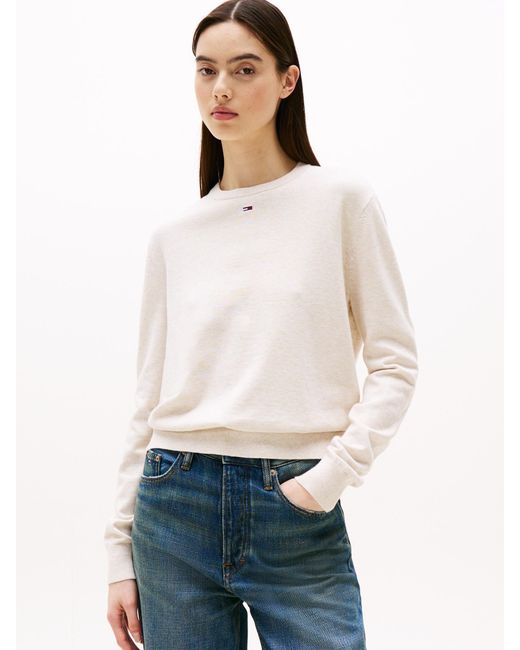 Tommy Hilfiger White Pullover Essential (Ocs)