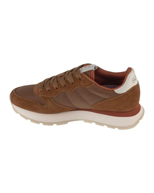 Sun 68 Brown Sneaker Low Ally Solid