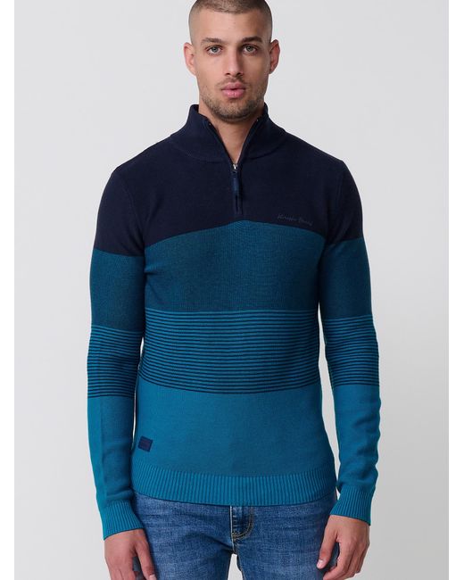 Koröshi Strickpullover in Blue für Herren