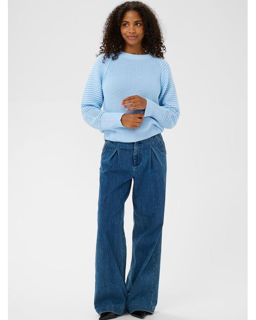 Kaffe Blue Pullover Kamone