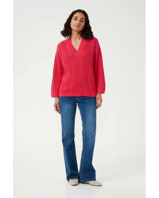 Kaffe Pink Pullover 'Lorri'