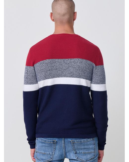 Koröshi Strickpullover in Blue für Herren