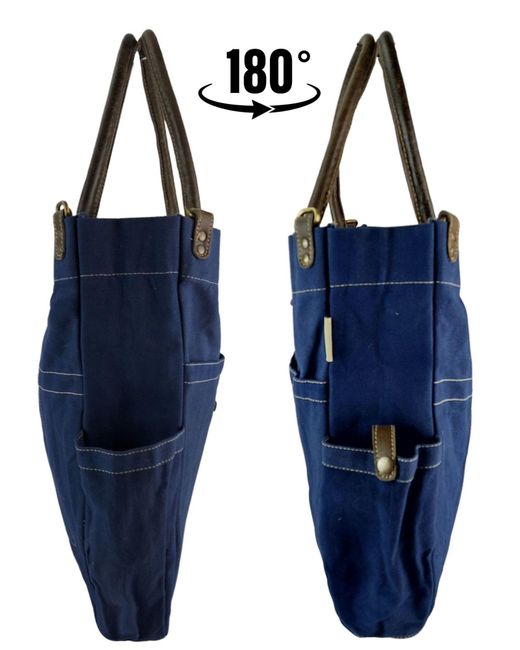 Sunsa Blue Shopper