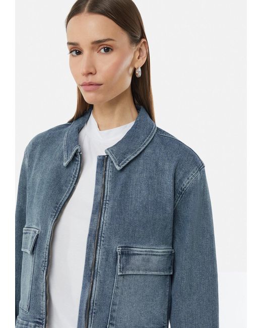 comma casual identity Blue Jacke