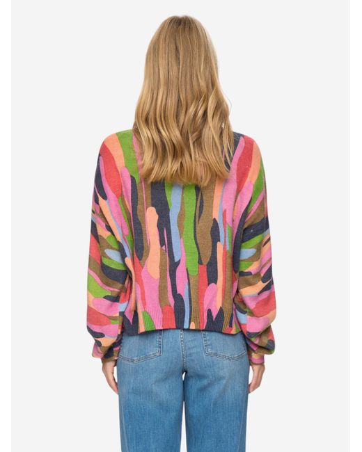 Numph Multicolor Langarmpullover Nuamara Pullover