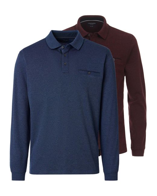 CASA MODA Shirt Basic in Blue für Herren