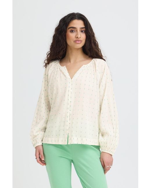 Ichi White Pullover Ihdotse