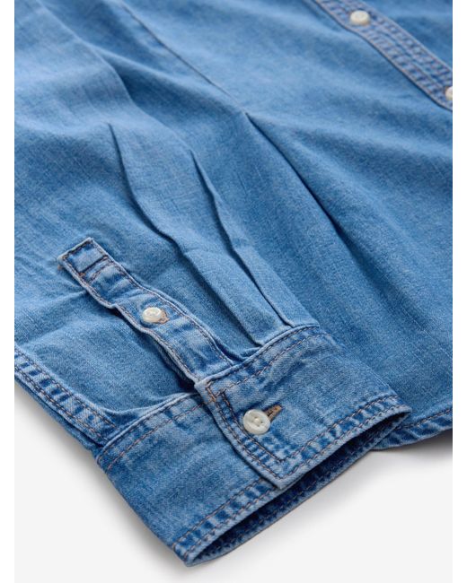 Next Blue Jeanshemd