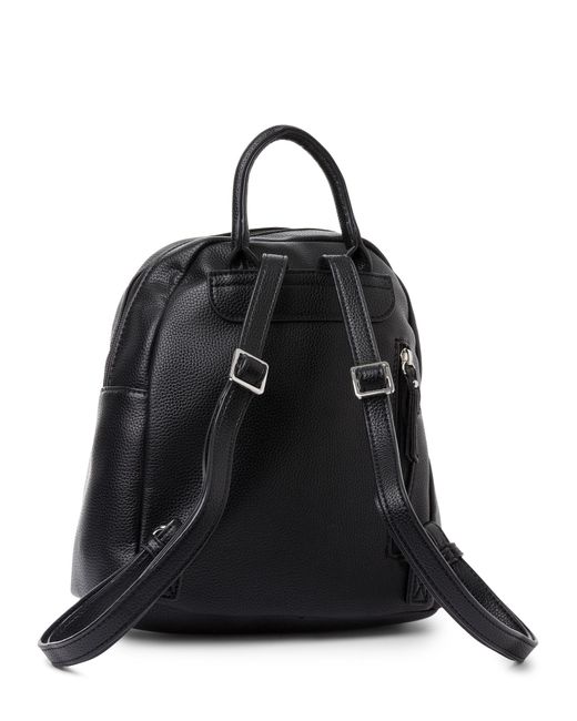 L. CREDI Black Rucksack Budapest