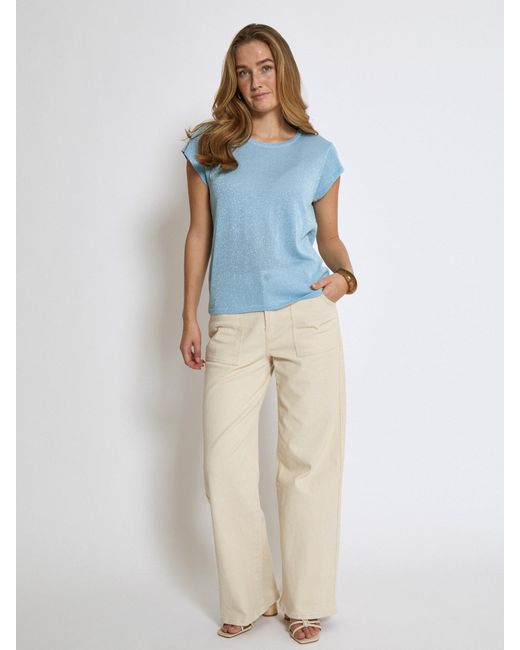 Minus Blue Pullover Carlina