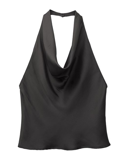 Pull&Bear Black Blusentop