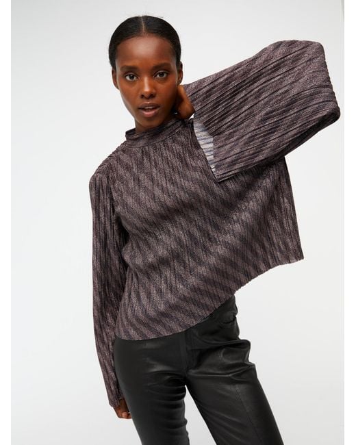 Object Gray Bluse 'lux'