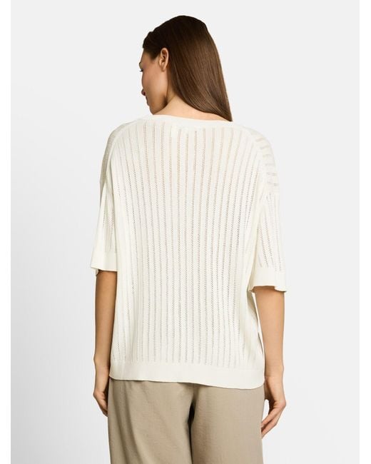 Tom Tailor White Pullover