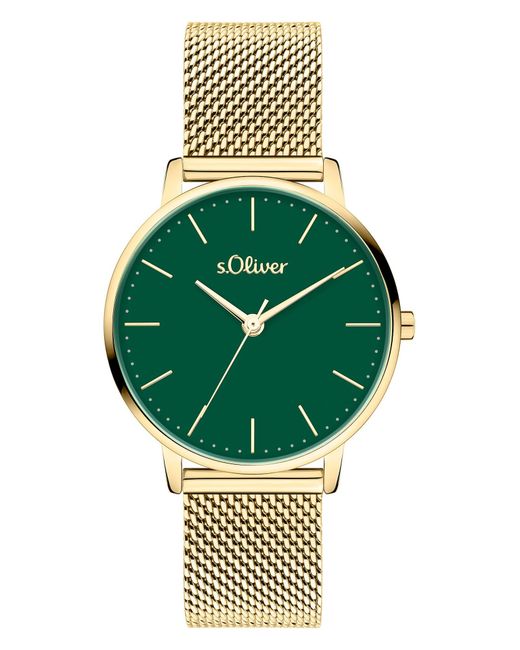 S.oliver Green Uhr Modern Basics