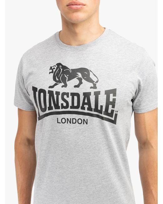 Lonsdale T-Shirt Loscoe in Black für Herren