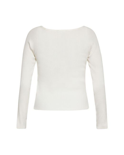 faina White Pullover