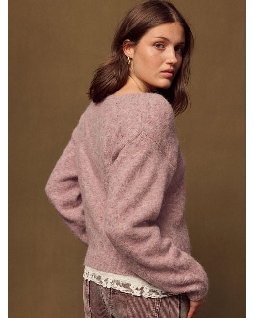 Next Pink Set: Pullover Und Top