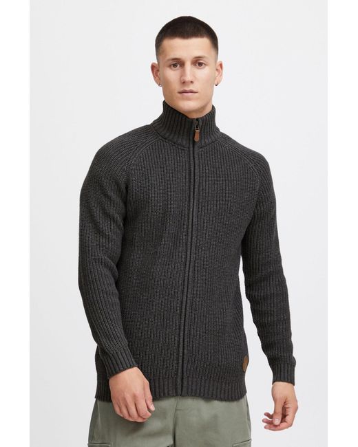 Solid Strickjacke Xenos in Black für Herren