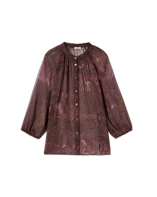 Oltre Brown Bluse